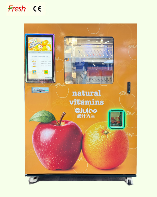 Mixed fruit juice vending machine