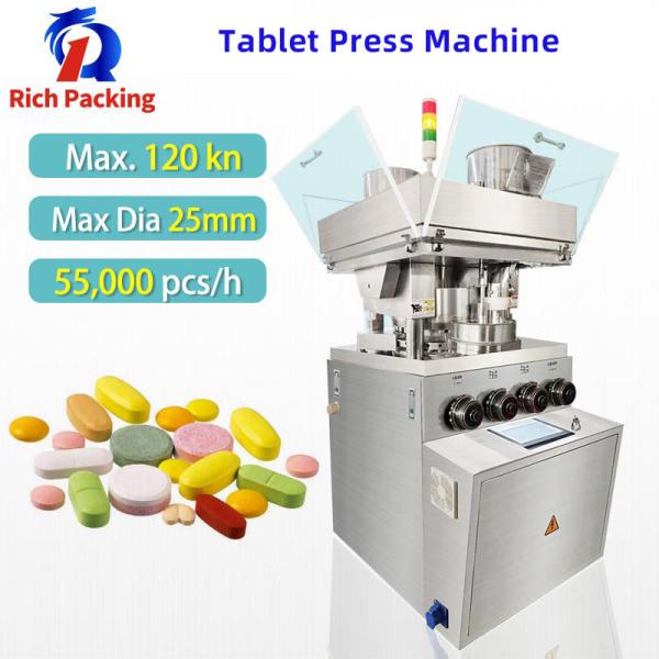 Zp-27d Automatic Rotary 55000pcs/H Powder Pill Tablet Press Machine