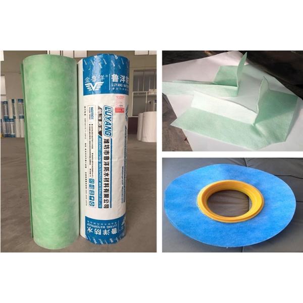 Waterproof Bathroom Floor Membrane 0.3mm-1.5mm Thickness Made with PP PE Composite