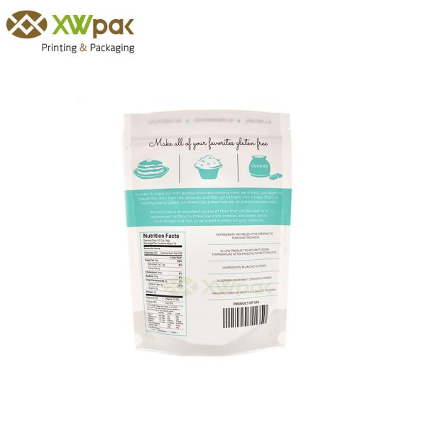 Aluminium Foil Stand Up Pouch Bags / Snack Doypack Stand Up Zipper Pouch With Window