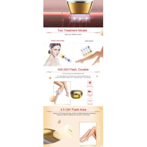 400000 Flashes 1200m Home Use IPL Laser Hair Removal