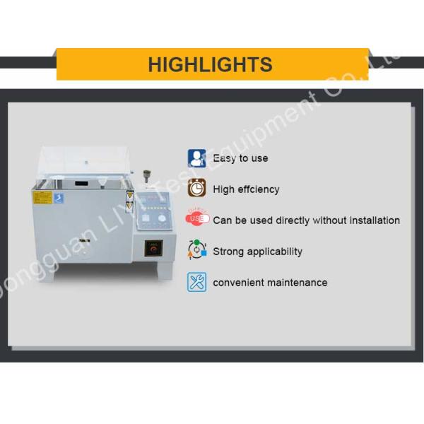 Корозия лаборатории циклическая имитирует камеру брызг соли тестера тумана соли