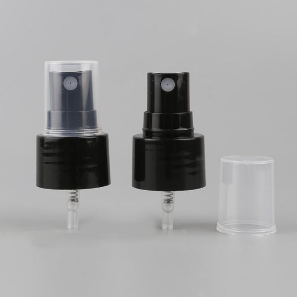 24mm 24 / 410 Black PP Plastic Fine Mist Sprayer Perfume Face Pump For Bottles