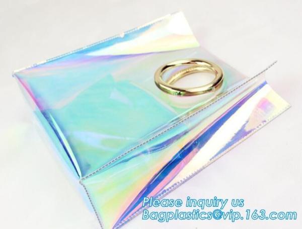 Neon Laser Shopping Bag Tote Bag, PVC bag/handbag for shopping/traveling bag, fashion purses and ladies handbag, PURSE