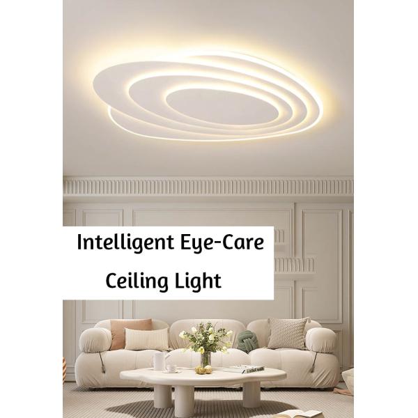 Modern Intelligence LED Ceiling Light Surface Mounted Home Decoration Acrylic Cover Iron Base Induction Lamps Living Room