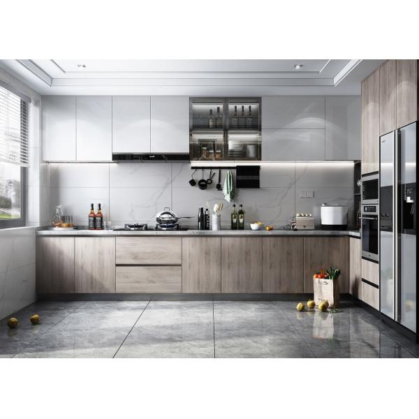 Luxury Design Home Furniture Kitchen Cabinet Lacquer Finish Wooden Cabinet