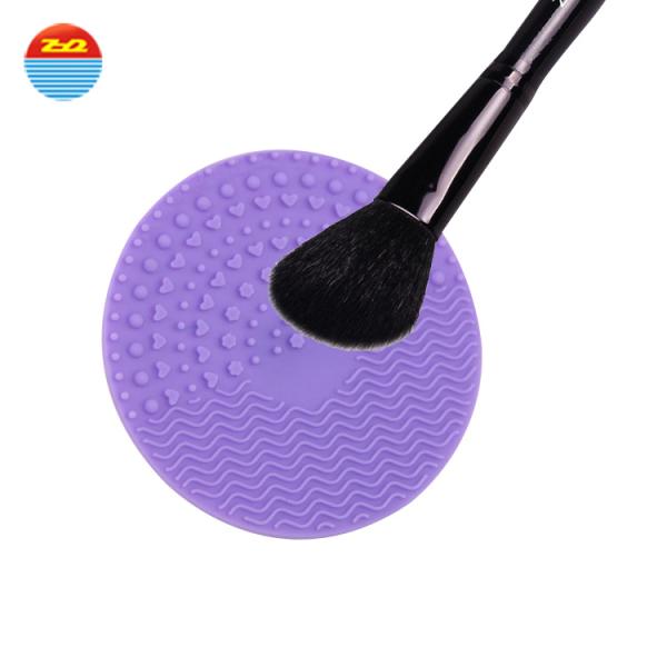 Make Up Facial Cleansing Silicone Eco Scrubber Waterproof Dish Cleaning Brush with Sucker For Skin Exfoliation