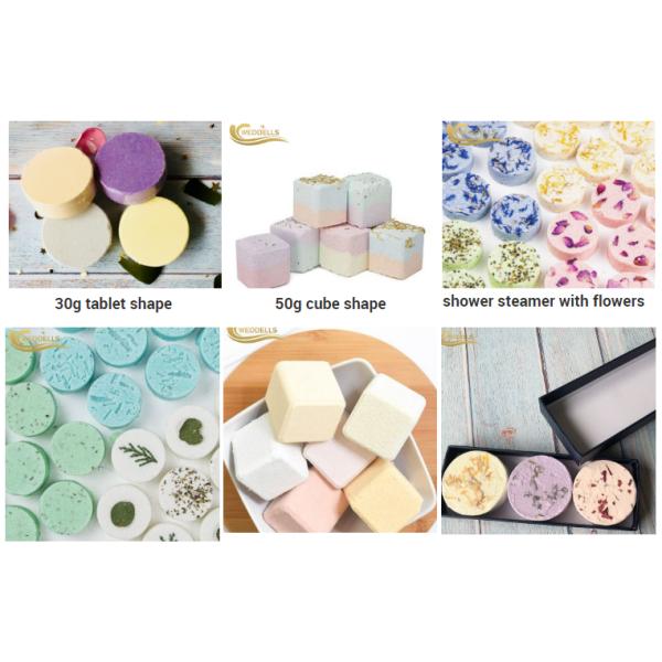 Natural Ingredient Aromatherapy Shower Steamers Mint Fragrance For Adult 50g