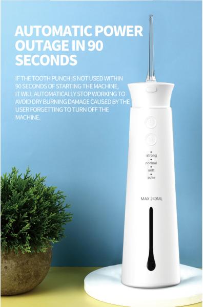 Dentes portáteis sem corda do cuidado oral que limpam a água elétrica dental Flosser de Irrigator