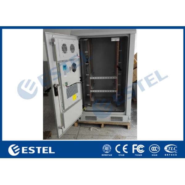 Сталь отсека шкафа одного телекоммуникаций двойной стены на открытом воздухе с кондиционером