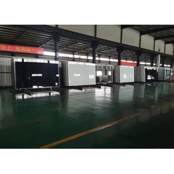 Plaques de verre miroir coloré durable avec peinture arrière rouge en aluminium