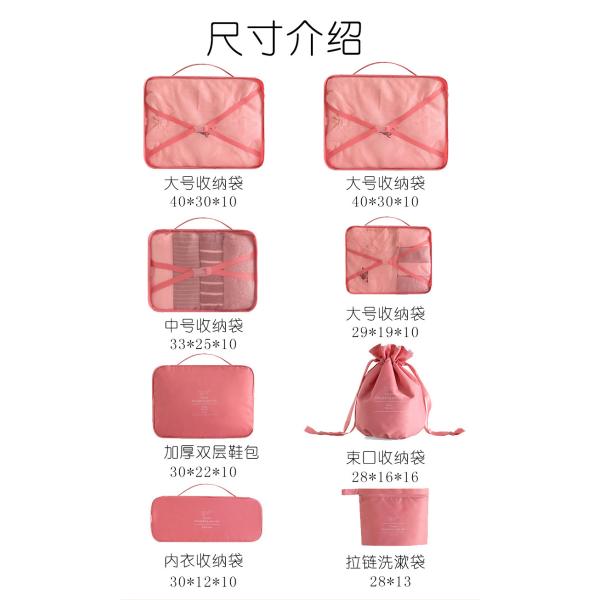 Large Capacity Electronics Organizer Travel Case Zipper Closure Type