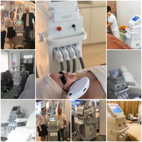 Sapphire Crystal Multi Function Laser 2 Handpiece For Beauty Salon Equipment