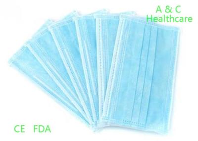 Breathable Medical Protective Face Mask Surgical Disposable 3 Ply With Nelson