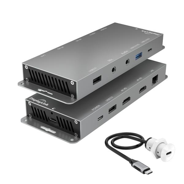 HUB USB C 3ème génération pour système de conférence avec double sortie HDMI 4K60Hz