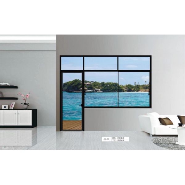 Design Panoramic Modern Ultra-thin Ultra-narrow Aluminum Alloy Frame Interior Living Room Rolling Pull Door Mall Garage Garden