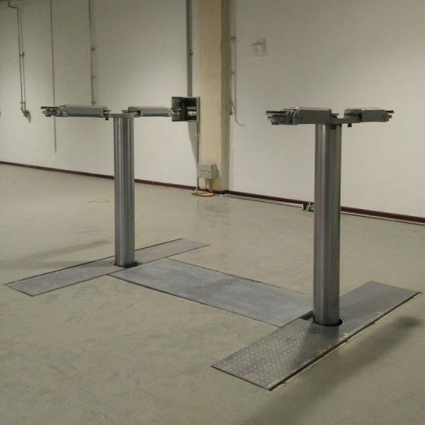 AA4C Inground Car Lift 2 Columns Vehicle Hoist  For Car Washing 5000kg With Coverplate L5800(B)