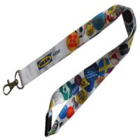 PMS Logo Printed Lanyard Champion Medal Card Holder Badge Pantone Washable