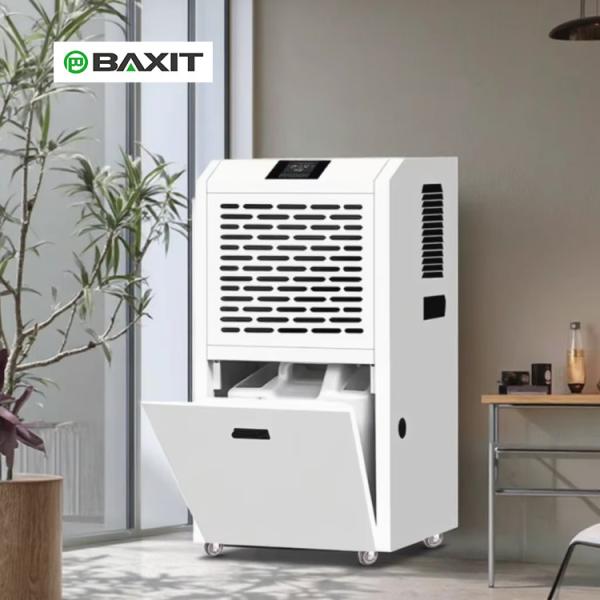 168L Industrial Dehumidifier Large Dehumidification Capacity Commercial Moisture Absorber for Workshops Warehouses