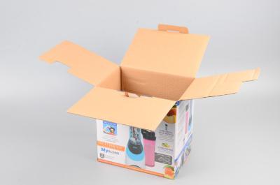 Paper Packaging Of Electronic Goods Handmaking Square Shape CMYK Color