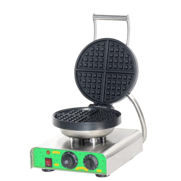 Electric 1.75kw Single Waffle Maker For Hotel