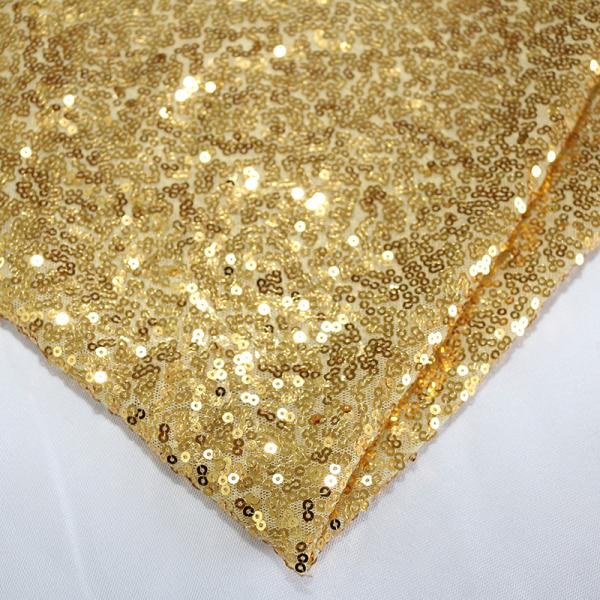 Customized Polyester Sequins Hotel Banquet Table Cloth