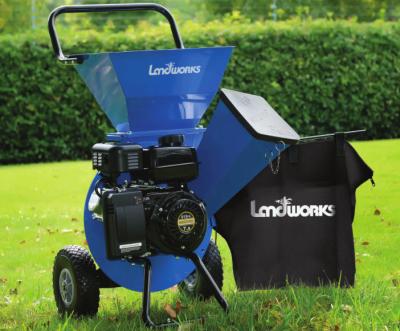 3 In 1 Wood Chipper Shredder Manual Start Landscaping Power Equipment