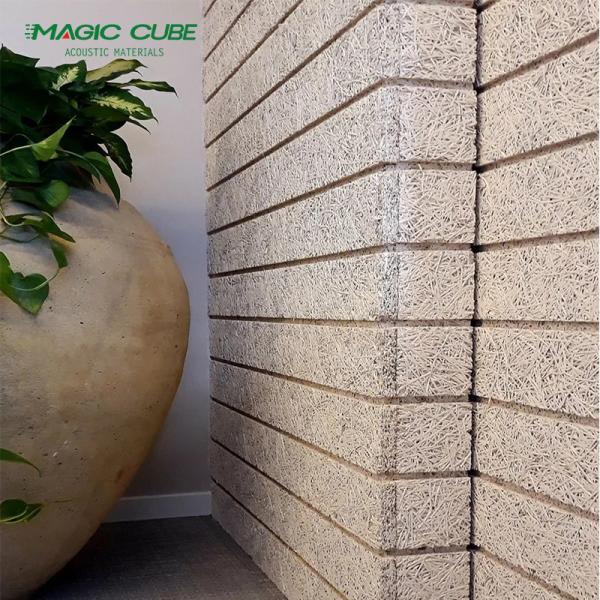 2440mm*1220mm Fire Retardant Wood Wool Acoustic Panel for Industrial Design Style