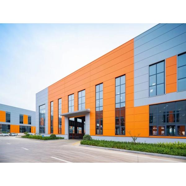 Q235B Q355B ASTM A36 Anti-Corrosion Metal Frame Construction Logistics Warehouse