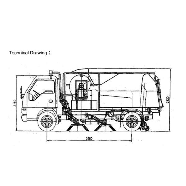 ISUZU KV100 130hp 5000L Water 5000L Garbage Tank Sweeper Truck