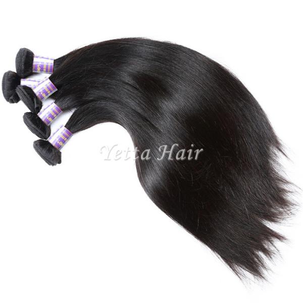 Durable No Smell 100 Virgin Peruvian Straight Hair Weave Can Last a Long Time