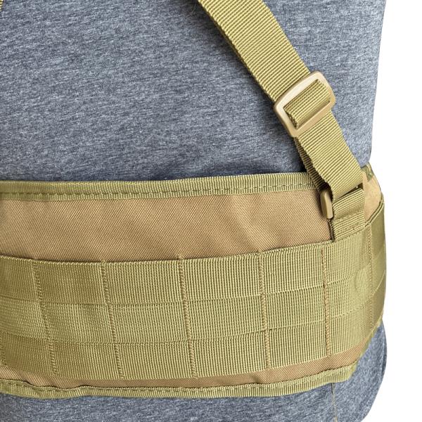 Cuerpo cruzado ajustable Molle Arnés de pecho chaleco cinturón de cinturón OEM / ODM aceptable
