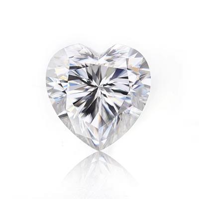 Wholesale Moissanite Jewelry Diamond 1ct Heart Shaped For Rings Ear Studs