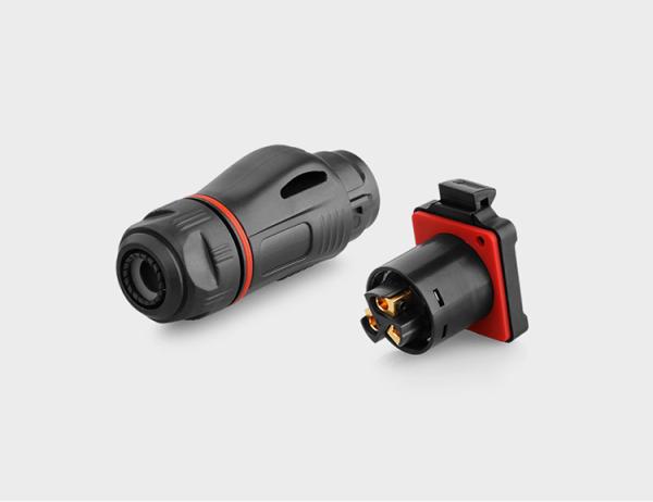 CNLINKO BD24 Plastic Industrial Waterproof Cable Panel Mount Connector