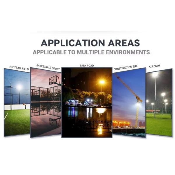 Aluminio 1200W LED Modulos de luz de inundación Diseño Ip65 Estadio de fútbol al aire libre Luz para el campo de deporte