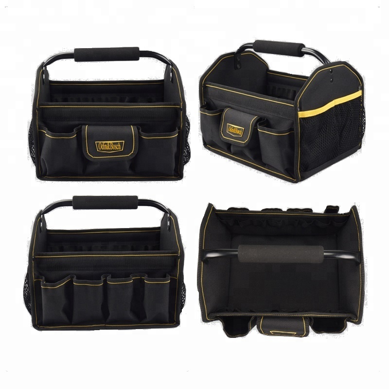 Oem Premium Hard Electricion Heavy Duty Open Tote Car Wash Tool Bag
