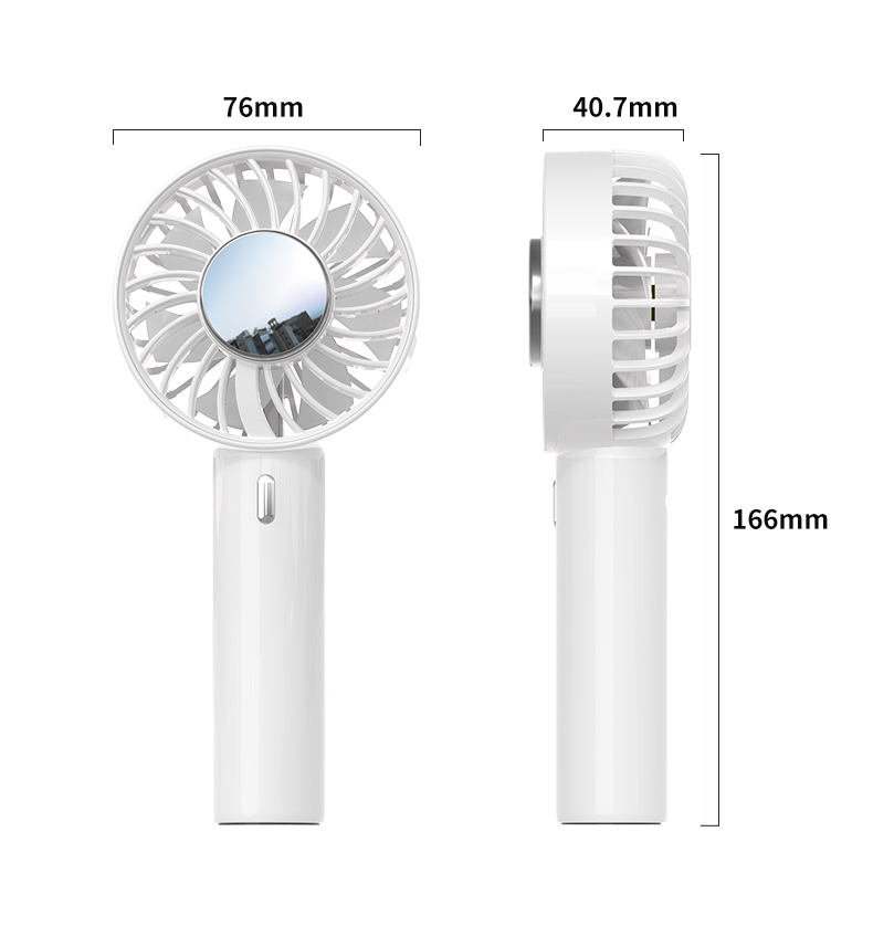 FUSMLI Macaron Color Mini Portable USB Charging Handheld Fan 5 Speeds Customizable Packaging Factory Price Wearable Fan