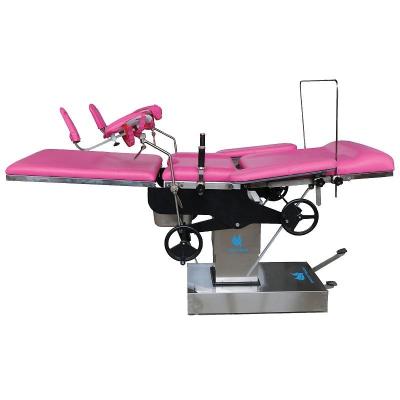 Hydraulic obstetric table