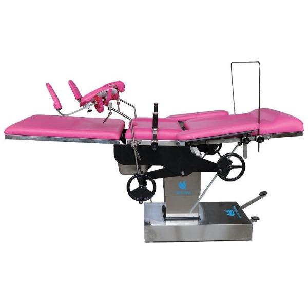 Hydraulic obstetric table