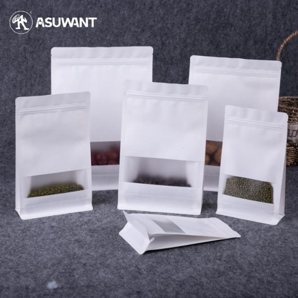 Молния CPP Biodegradable PBAT Kraft бумажная кладет устранимую жару в мешки - уплотнение MSDS