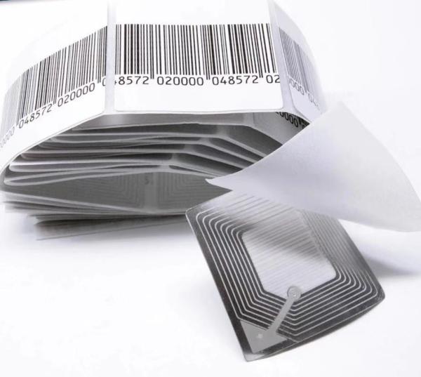 50*50mm Loss Prevention Anti Theft EAS Adhesive 5X5 Anti Theft RF Barcode Soft Label Security Sticker -50mm*50mm