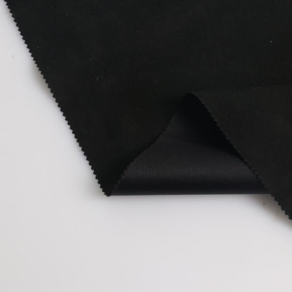 manufacturer China REPREVE RECYCLED SUEDE fabric for packing box and dress