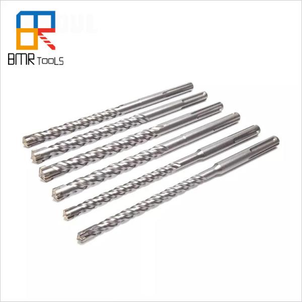 40Cr Milling produced SDS Plus Shank Cross Tips Hammer Drill Bit for Stone Drilling