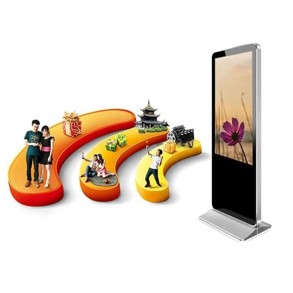 Шатон узкой части киоска Синьяге цифров ЛКД крытый дизайн тотема 55 дюймов ультра тонкий
