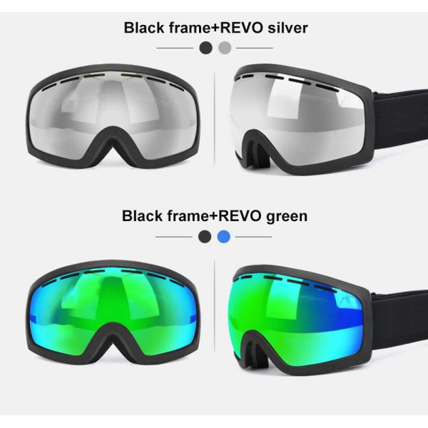 SKI Applicable Scene Spherical Lens Custom Adult Anti-Fog Goggles for Sports