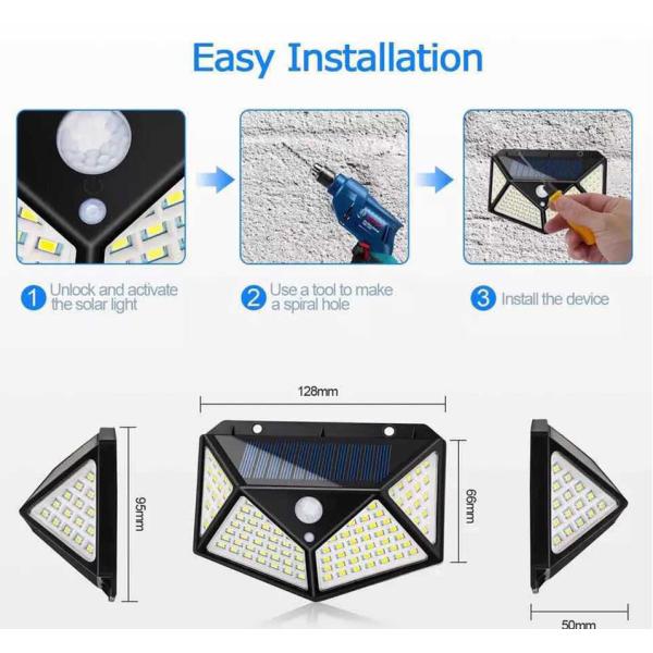 Waterproof 5w LED Garden Spot Lights wall Mounted Solar Garden Lights