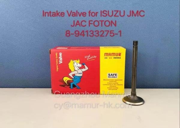 Válvula de entrada para ISUZU 4JB1 JMC JAC 4DA1 FOTON 8-94133275-1 1003011SC 1003012FA