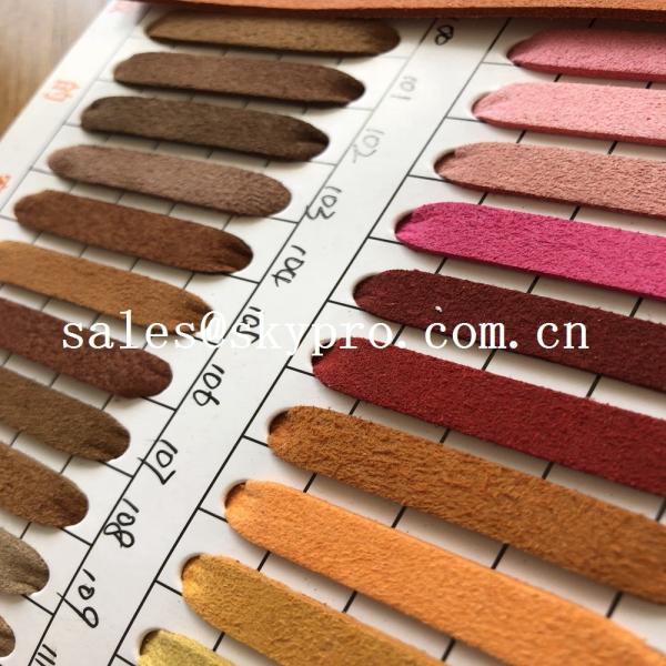 Couro de cabra-montesa sintético da tela de couro do sofá, desgaste - couro resistente do PVC para o saco