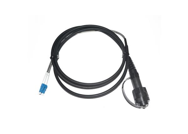 SM / MM Fiber MPO MTP Patch Cord High Flexibility With DLC Connector