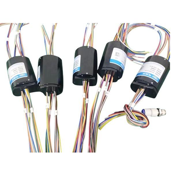 0.1~100A 1500rpm Rotary Slip Rings Small Electrical Slip Ring Anti Interference